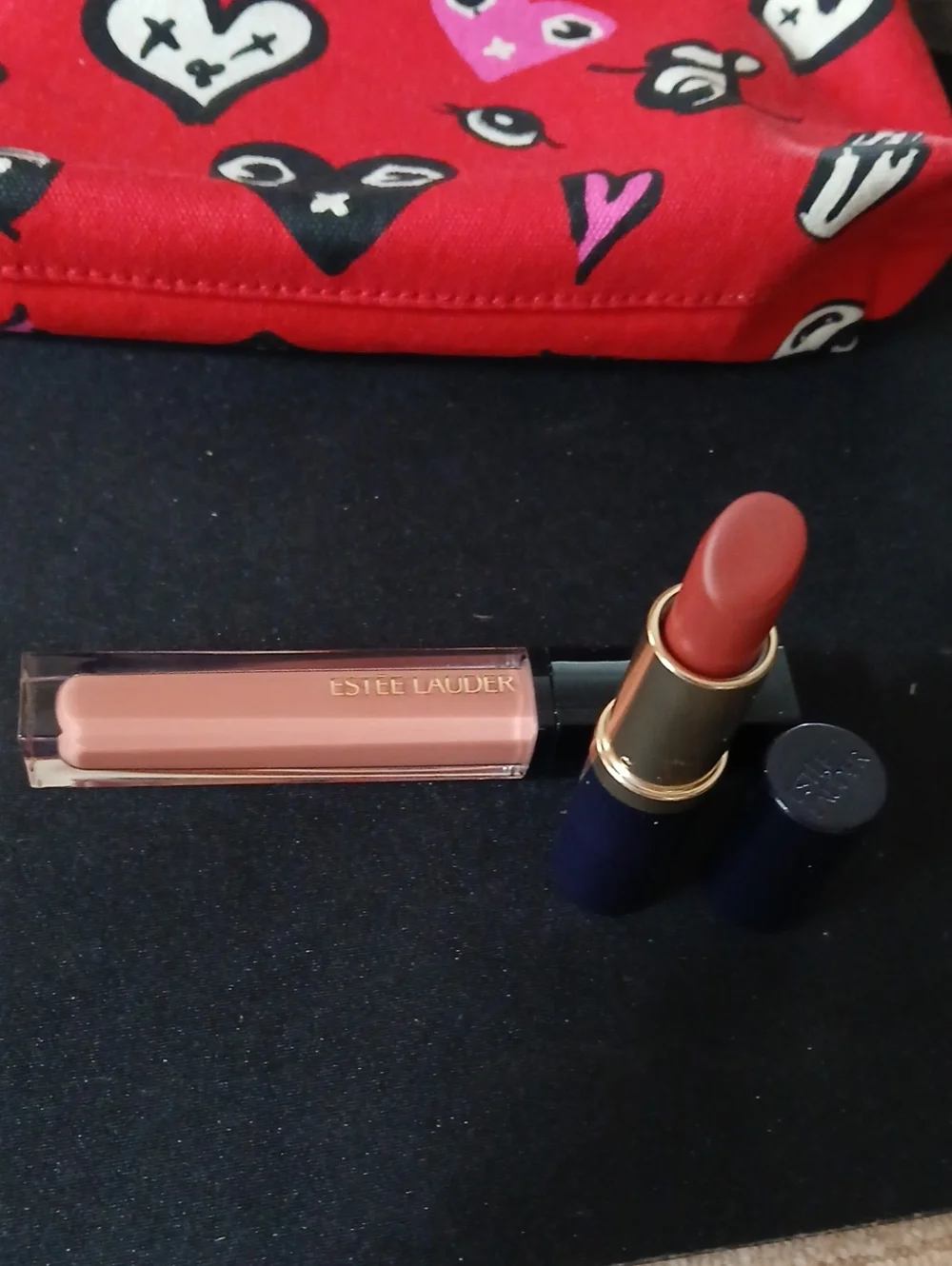 Estee Lauder Cosmetic Pouch Bundle Lips,, Eyes, Cheeks  New